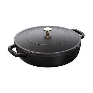 Staub Brter Chistera 28 cm schwarz, Gusseisen