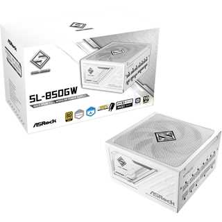 850W ASRock Steel Legend SL-850GW 850W ATX 80+ Gold white retail