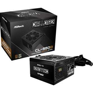 550W ASRock Challenger Series CL-550B 550W ATX 80+ Bronze black retail