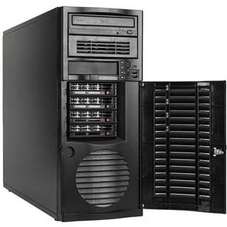 Server bluechip SERVERline T40317s Tower, Xeon 4410Y 32 GB DDR5, 2 x 960 GB SSD, 2 x RJ45 (10 Gb/s)