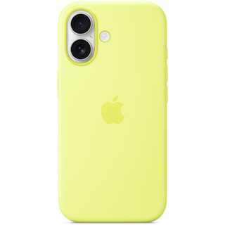 Silikon Case iPhone 17 mit MagSafe (neongelb)