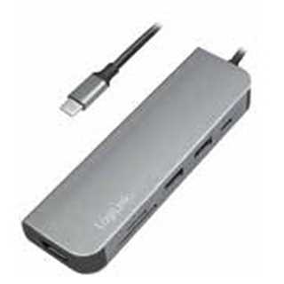Logilink USB-C HUB, HDMI, PD, Kartenleser, USB 3.2 GEN 1x1