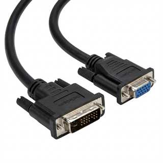 1M DVI TO VGA MONITOR CABLE