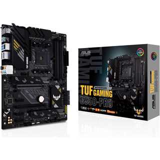 ASUS TUF GAMING B550-PRO AM4 PCIe 4.0 dual M.2 x16 SATA 6Gbps 2.5Gb Ethernet HDMI DisplayPort