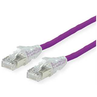 DTWYLER Patchkabel Cat.6A (Class EA) S/FTP, CU 7702 flex LSOH, AMP v2, violett, 10 m