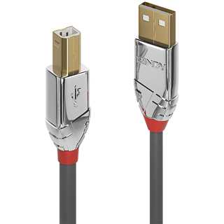 LINDY USB 2.0 Kabel Typ A/B Cromo Line M/M 0.5m