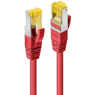 LINDY Patchkabel Cat6A S/FTP LSZH Cat7 Rohkabel rot 3.00m
