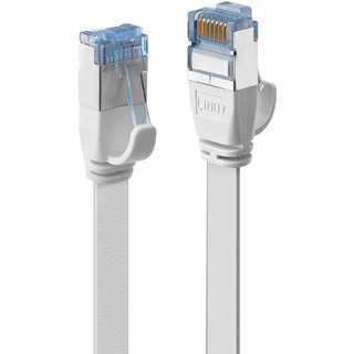 LINDY Patchkabel Cat6A U/FTP Flachband weiß 3.00m