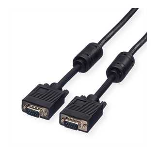 ROLINE VGA-Kabel HD15 ST - ST mit Ferritkern 20m