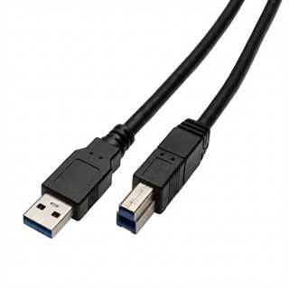 Captiva Kabel USB Kabel A-Stecker B-Stecker schwarz 2m USB-A auf USB-B