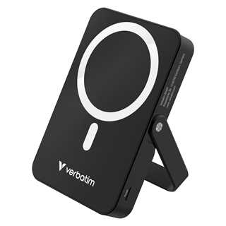 Verbatim Power Bank mit Standfu mag.wireless 10000mA schw. 32264