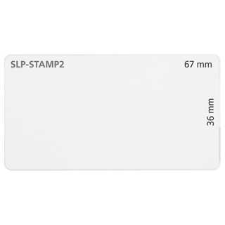 SLP-STAMP2 WHITE LABEL 36X67MM