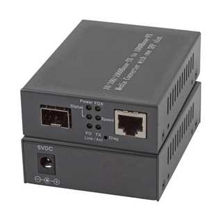 Media Konverter 1x100/1000Mbit Rj45,1 x Gigabit SFP Port