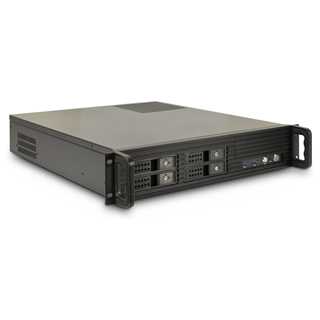 Inter-Tech IPC 2U-2504 (schwarz, 2 Hheneinheiten)