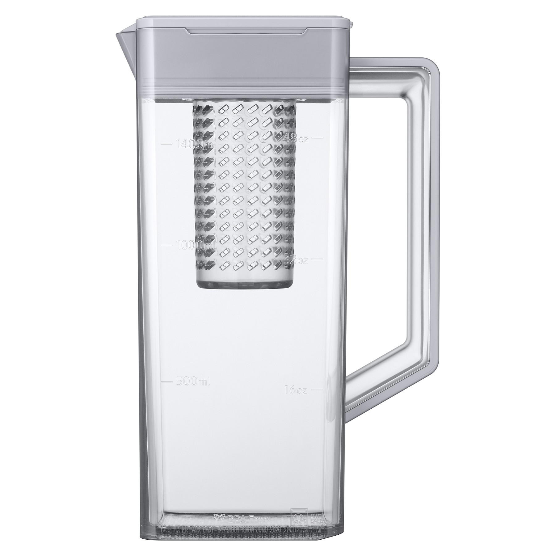 Desktop Pitcher Samsung RF59C701EB1/EG (edelstahl (dunkel), Autofill Water Pitcher, AI ...
