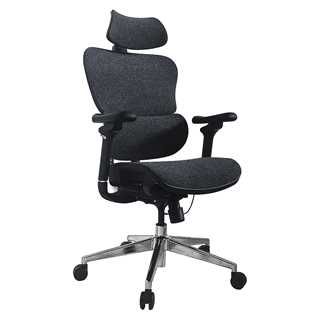 Equip Ergonomischer Bürostuhl+Kopf/Armstützen blau/schwarz lite Retail