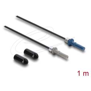 Delock LWL POF Kunststoff Kabel HFBR 4501-4511Z Simplex Stecker zu Simplex Stecker 1 m