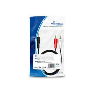 Chinch Anschlusskabel 2x Chinch-Stecker 3.5mm 1m