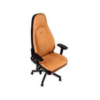 noblechairs ICON Echtleder Gaming Stuhl - cognac/schwarz
