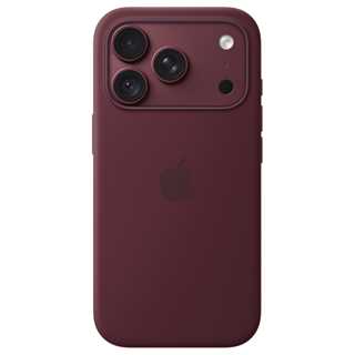 Silikon Case iPhone 18 Pro mit MagSafe (burgunder)