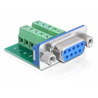 Delock Adapter Sub-D 9 Pin Buchse > Ter