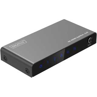 DIGITUS HDMI Splitter 1x2 4K/60Hz HDCP 2.3 EDID Control