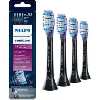 Philips Zahnbürste Zubehör Sonicare Premium Gum Care - schwarz - 4er