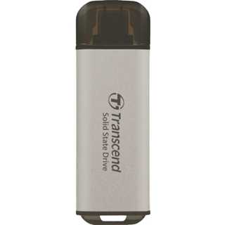 TRANSCEND ESD300S 512GB External SSD USB 10Gbps Type C Silver