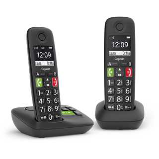 Gigaset E290A Duo - Schnurlostelefon - Anrufbeantworter mit Rufnummernanzeige