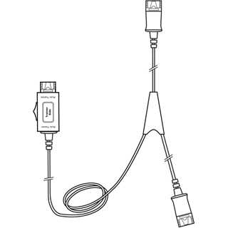 SNOM Headset Trainer Y-cable for A100