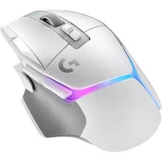 Logitech G G502 X PLUS Mouse optical wireless 2.4 GHz USB Logitech Lightspeed receiver white