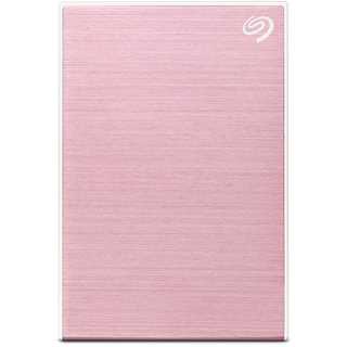 SEAGATE One Touch 2TB External HDD with Password Protection Rose Gold