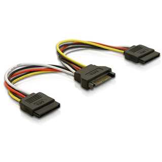 SATA Power Adapter 15pin>2x HDD DeL