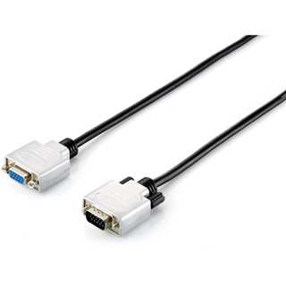 Equip VGA Kabel Verl. HD15 St/Bu 3.00m 1920x1080/60Hz sw/si Polybeutel