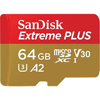 CARD 64GB SanDisk Extreme PLUS microSDXC 200MB/s +Adapter