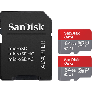 CARD 64GB SanDisk Ultra microSDXC 140MB/s + Adapter