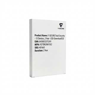 F-SECURE Total Security - 15 Devices, 2 Year - ESD-DownloadESD