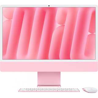 Apple 24-inch iMac with Retina 4.5K display: Apple M4 chip with 8-core CPU and 8-core GPU, 16GB, 256GB SSD - Pink