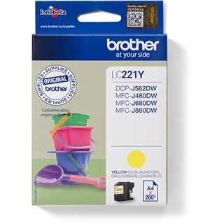 Brother LC221Y yellow