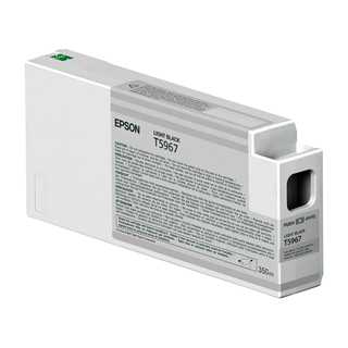 Epson Original UltraChrome HDR T5967 Druckerpatrone schwarz hell 350ml (C13T596700)